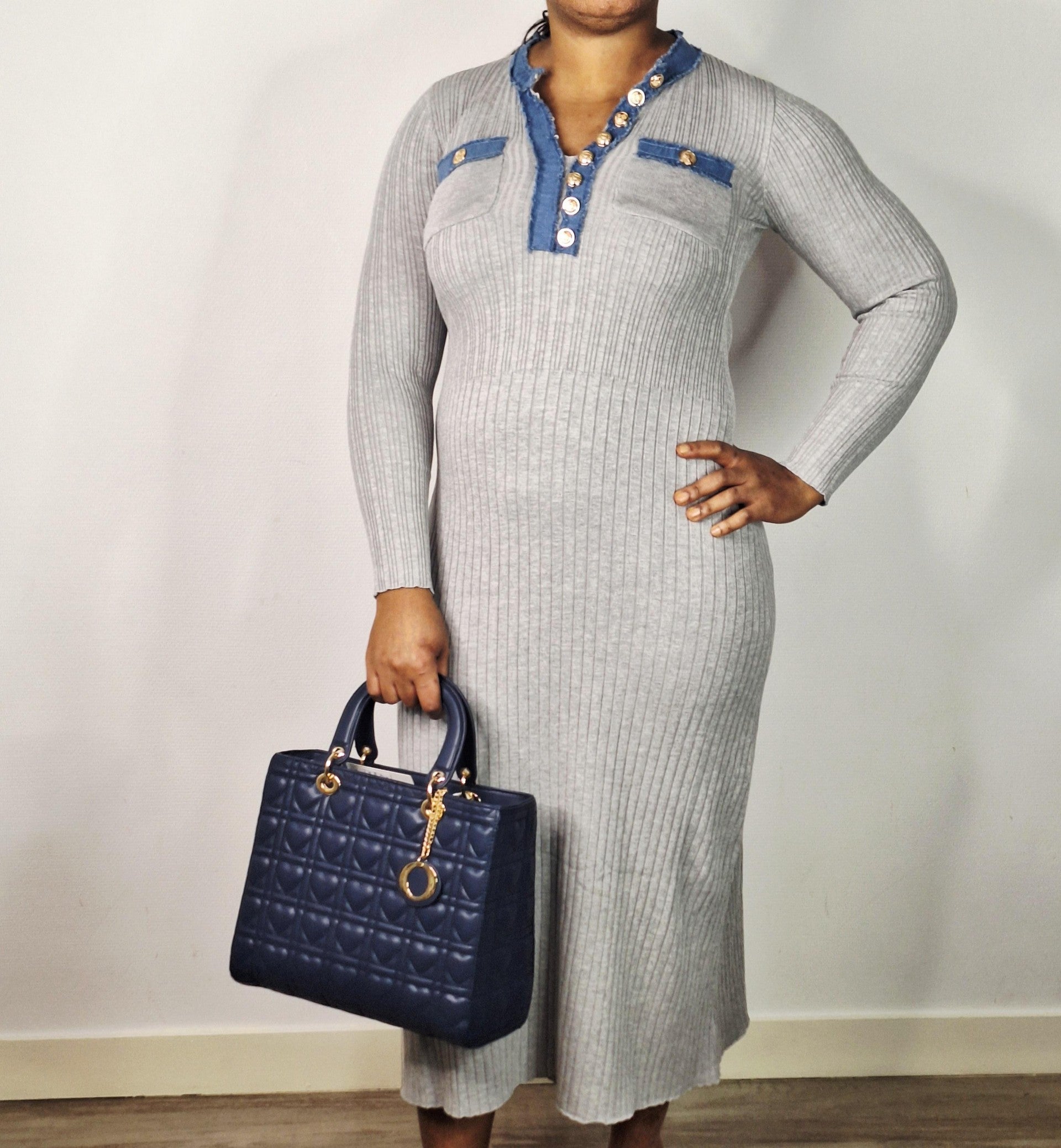 Robe Pull Taille Unique Longues Manches