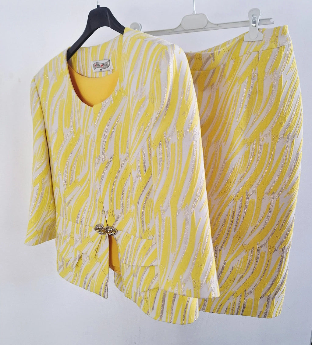 Ensemble Tailleur 3 Pèces  Jaune