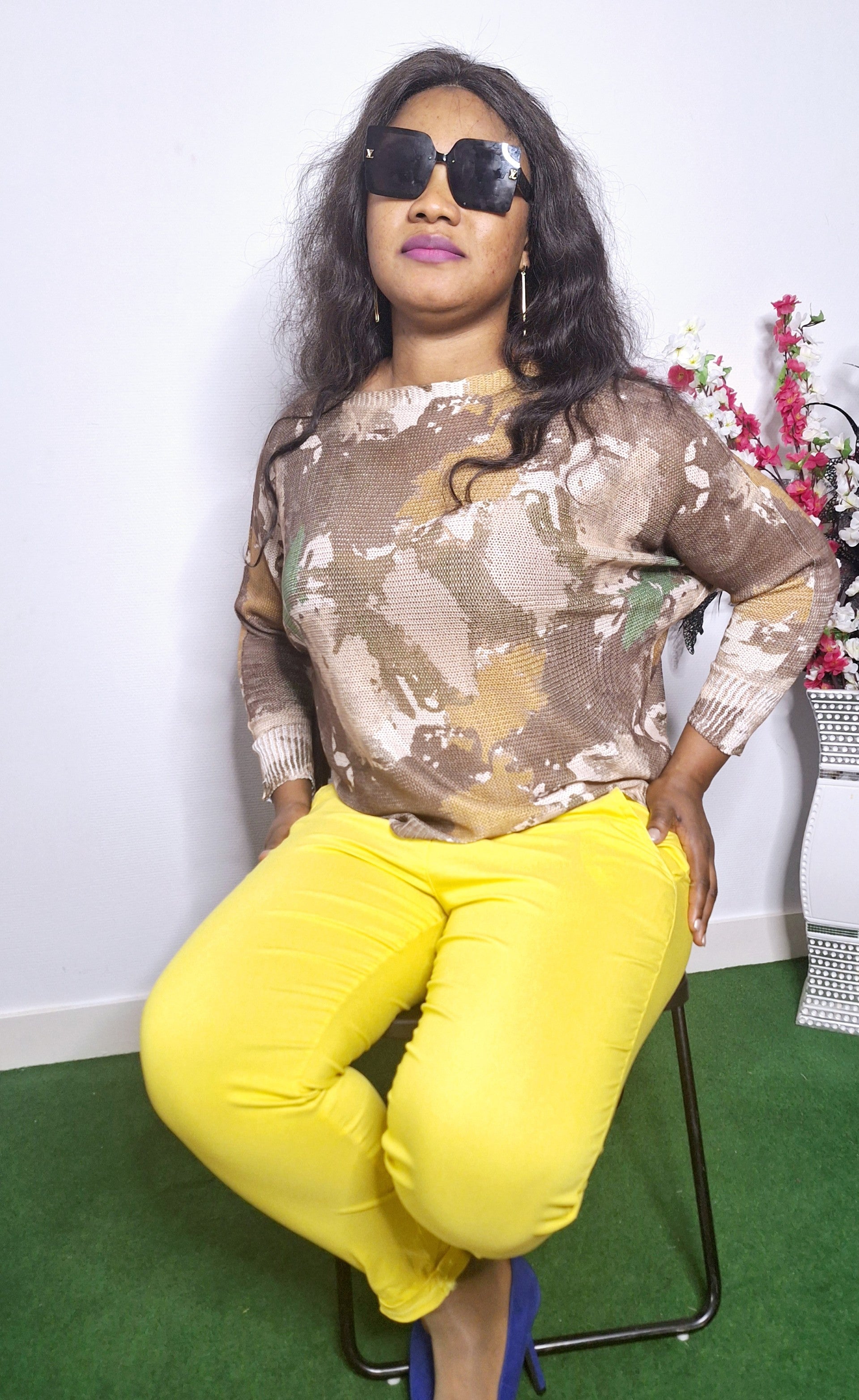 pull taille unique  ,longues manches