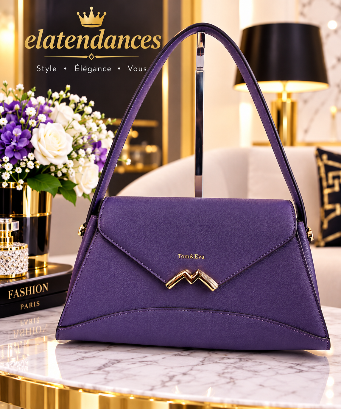 Sac a main mauve très tendance
