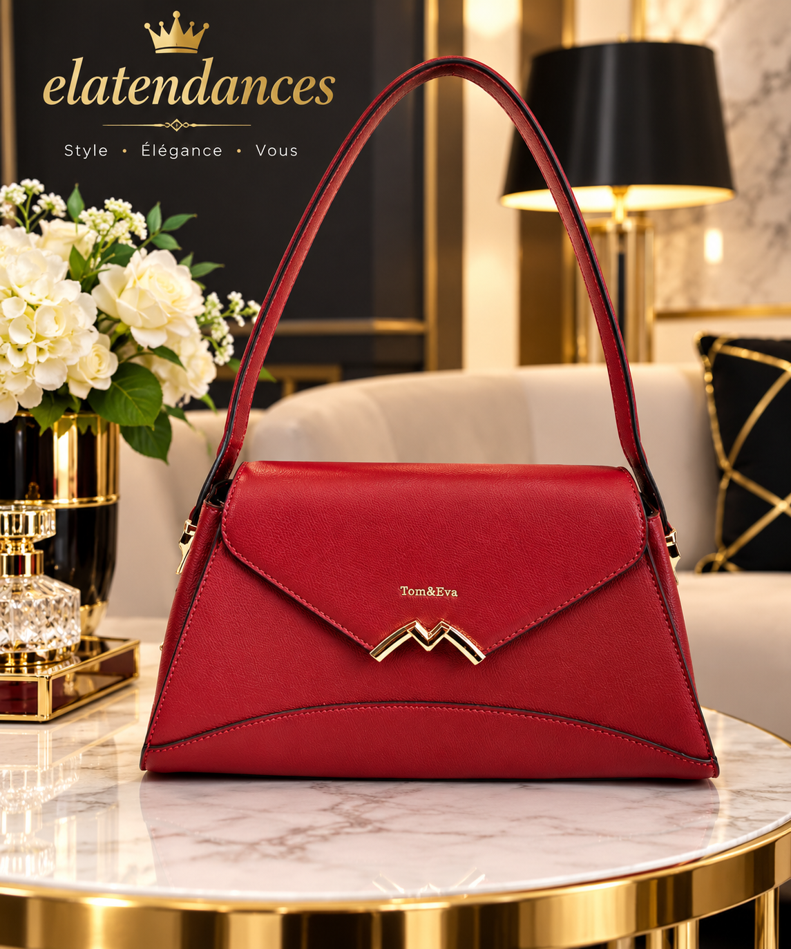 Sac a main rouge bordeaux très tendance